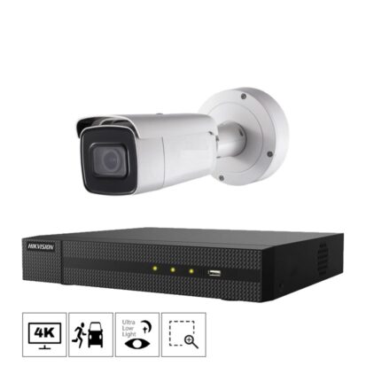 Netcam Hikvision kamera pakke 4K 8MP Acusense zoom 2686G2-1
