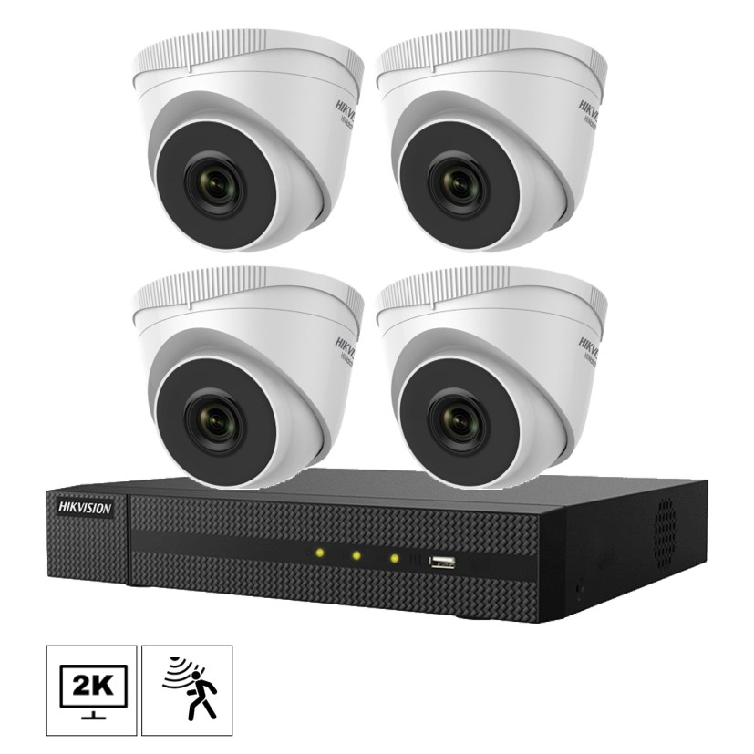 Netcam Hikvision kameraovervåkning PK-HWI-T240H-4