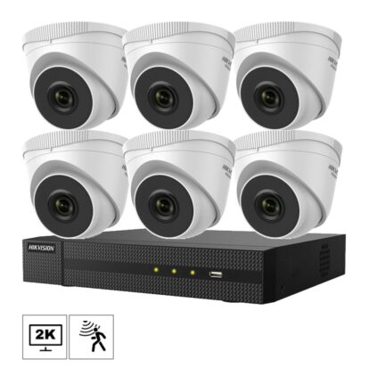 Netcam Hikvision kameraovervåkning PK-HWI-T240H-6