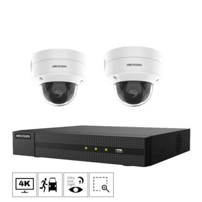 Netcam Hikvision kamera pakke Acusense 4K 8MP zoom 2786G2-2