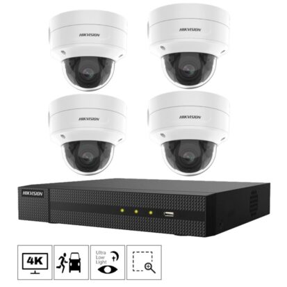 Netcam Hikvision kamera pakke Acusense 4K 8MP zoom 2786G2-4