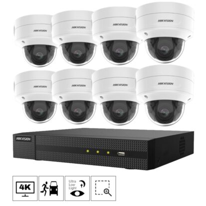 Netcam Hikvision kamera pakke Acusense 4K 8MP zoom 2786G2-8