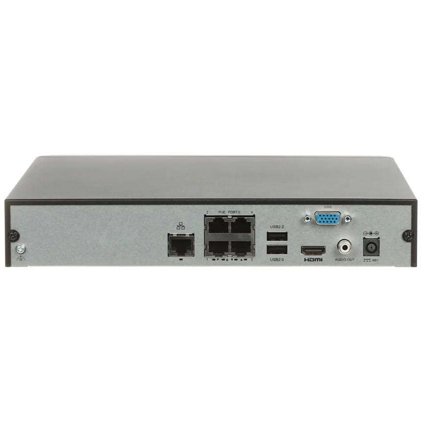 Uniview  Easy NVR for 4 kameraer 4 POE-porter