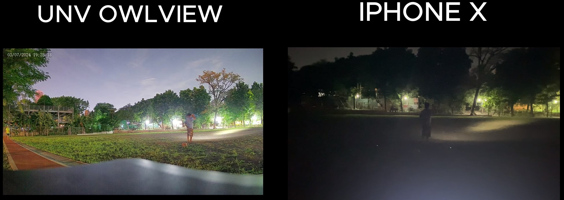 Sammenligning Owlview og Iphone