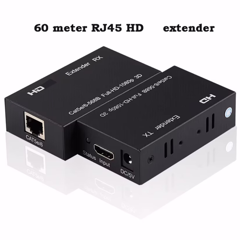 HDMI-extender via nettverkskabel